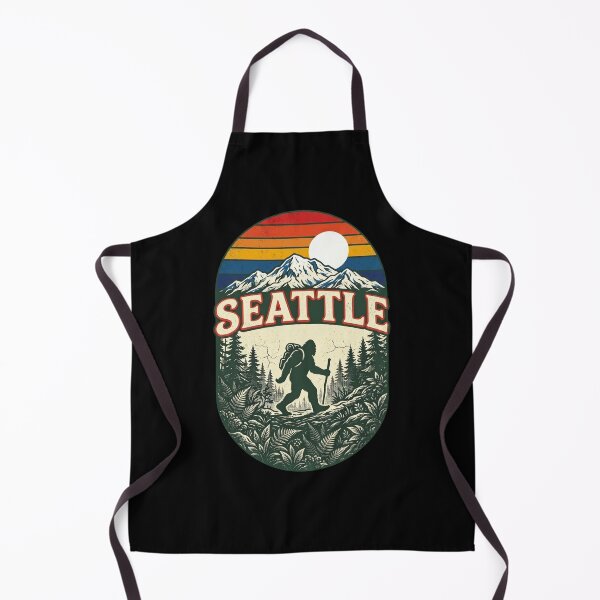 Item preview, Seattle Hiking Bigfoot Sasquatch designed and sold by dudelinart.