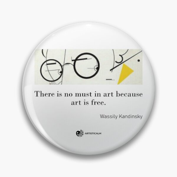 Item preview, Artisticalm - Wassily Kandinsky Abstract Quote Minimal Design Mindfulness Art designed and sold by Esoniana Design.