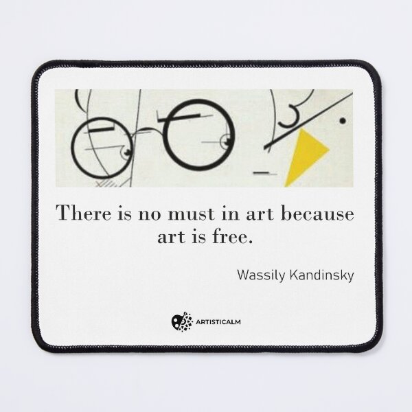 Item preview, Artisticalm - Wassily Kandinsky Abstract Quote Minimal Design Mindfulness Art designed and sold by Esoniana Design.