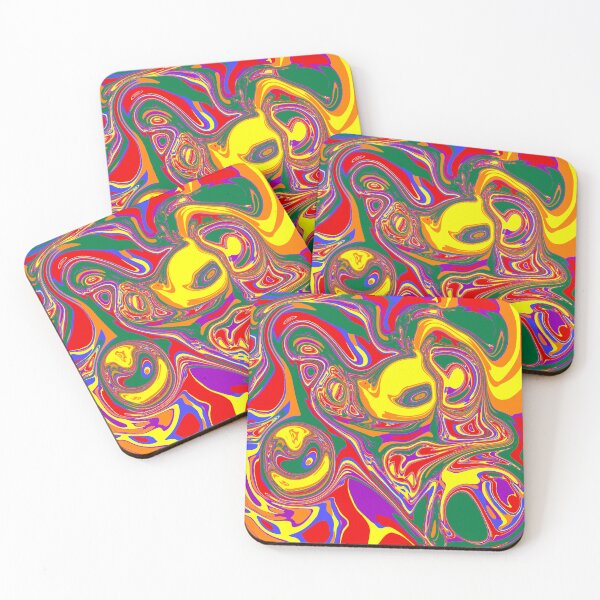 Item preview, Rainbow Psychedelic Abstract Art | Vibrant Swirl Pattern Design | Colorful Trippy Aesthetic designed and sold by Zeddessay.