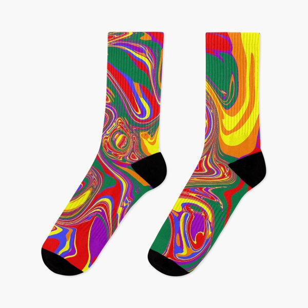 Item preview, Rainbow Psychedelic Abstract Art | Vibrant Swirl Pattern Design | Colorful Trippy Aesthetic designed and sold by Zeddessay.