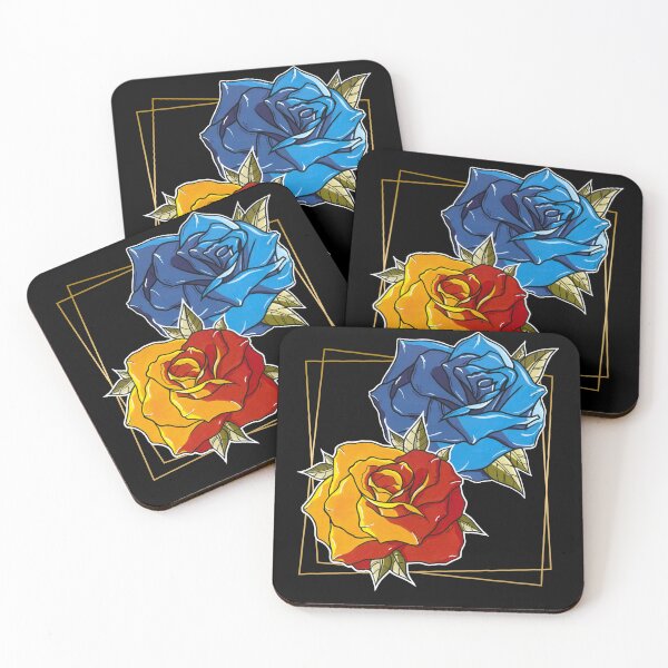 Item preview, Tattoo Roses — Neo Traditional Acrylic Painting designed and sold by David Mateo ArtWorks.