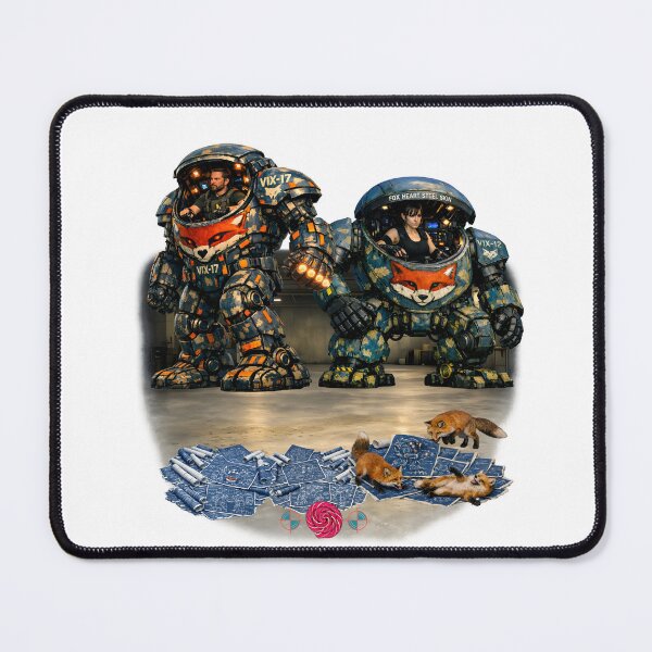 Item preview, Fox Heart Steel Skin   designed and sold by m-yoga-store.