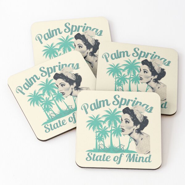 Item preview, Palm Springs State of Mind Retro Vintage Graphic designed and sold by SilverSeaBKK.
