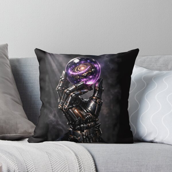 Item preview, Clockwork Hand of Fate | Steampunk Anatomical Hand & Cosmic Purple Glow Graphic designed and sold by Studio77-Gothic.