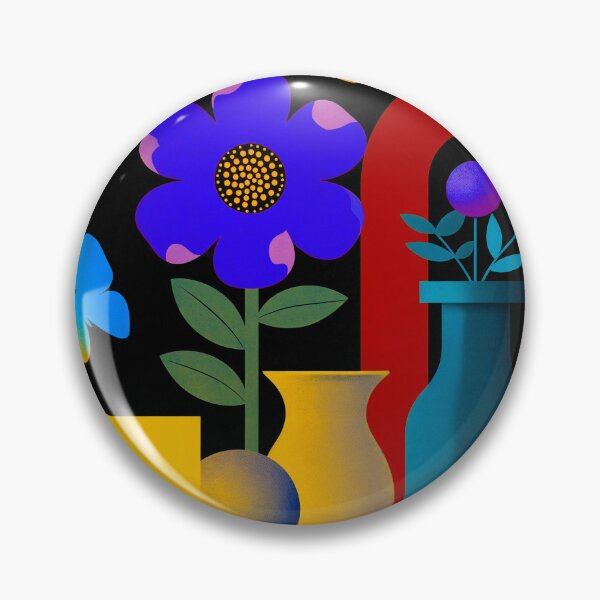 Item preview, Midnight Bloom Portal | Retro Neon Floral Art designed and sold by joycrysstudio.