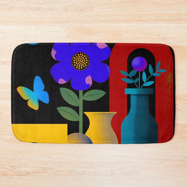 Item preview, Midnight Bloom Portal | Retro Neon Floral Art designed and sold by joycrysstudio.