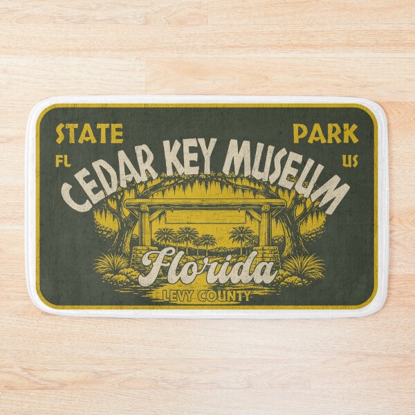 Item preview, Cedar Key Museum State Park, Levy County, Florida, badge design designed and sold by Wanderful-roads.