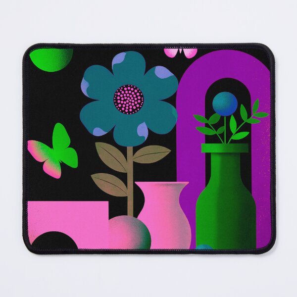 Item preview, Neon Dream Bloom | Purple Portal Botanical Art designed and sold by joycrysstudio.