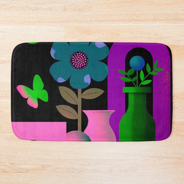 Item preview, Neon Dream Bloom | Purple Portal Botanical Art designed and sold by joycrysstudio.
