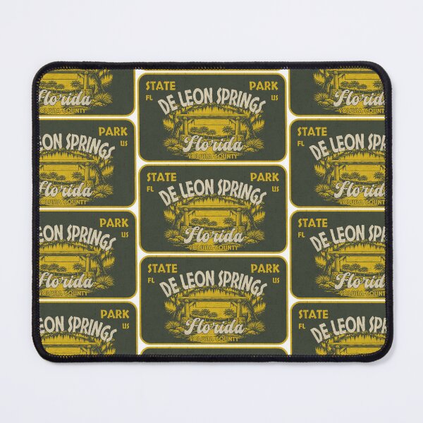 Item preview, De Leon Springs State Park, Volusia County, Florida, badge design designed and sold by Wanderful-roads.