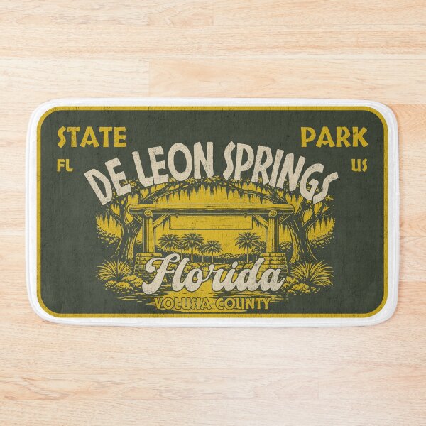 Item preview, De Leon Springs State Park, Volusia County, Florida, badge design designed and sold by Wanderful-roads.