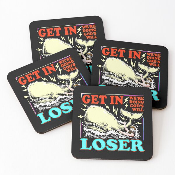 Item preview, Get In Loser We're Doing Gods Will Funny Whale Bible Humor designed and sold by graphixpolash.