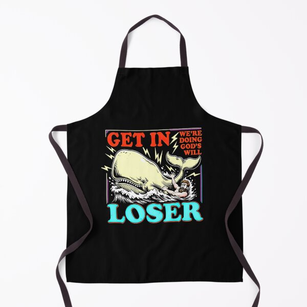 Item preview, Get In Loser We're Doing Gods Will Funny Whale Bible Humor designed and sold by graphixpolash.
