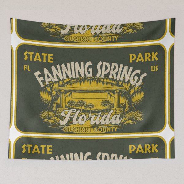 Item preview, Fanning Springs State Park, Gilchrist County, Florida, badge design designed and sold by Wanderful-roads.