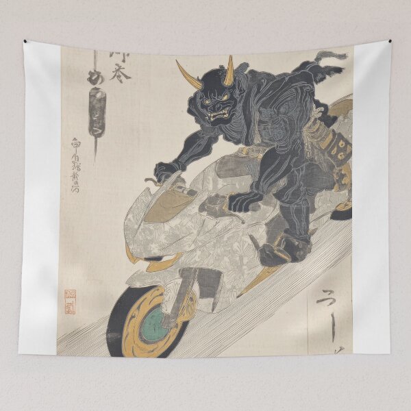 Item preview, Oni Riding a Motorcycle designed and sold by lautir.