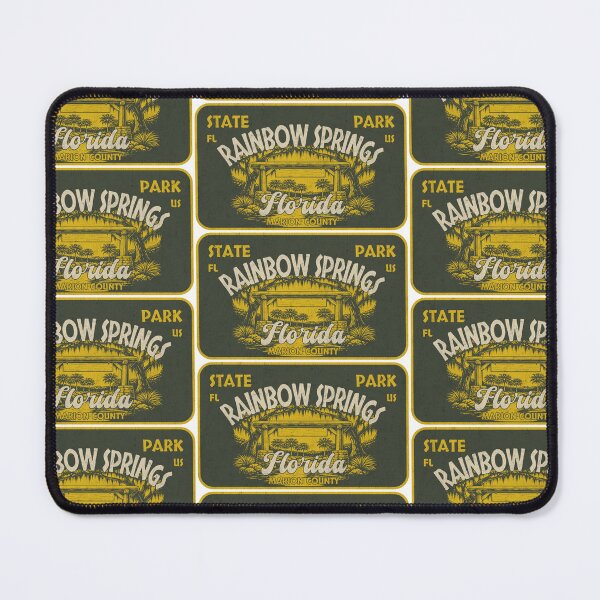 Item preview, Rainbow Springs State Park, Marion County, Florida, badge design designed and sold by Wanderful-roads.