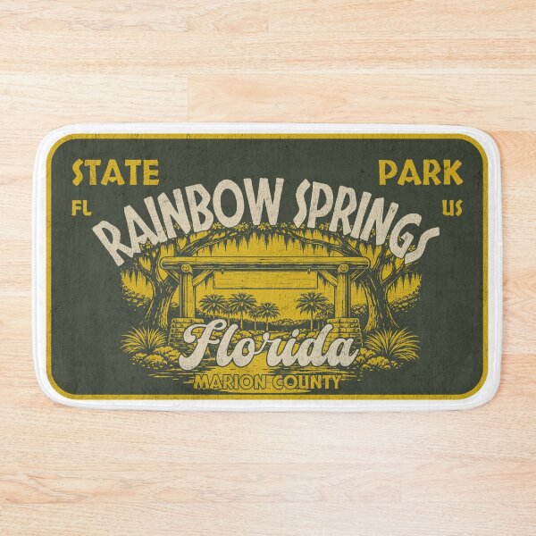 Item preview, Rainbow Springs State Park, Marion County, Florida, badge design designed and sold by Wanderful-roads.