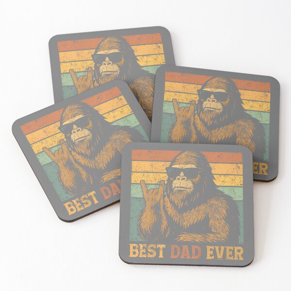 Item preview, Best Dad Ever Bigfoot Dad Sasquatch Dad Funny Fathers Day designed and sold by KristineLi.