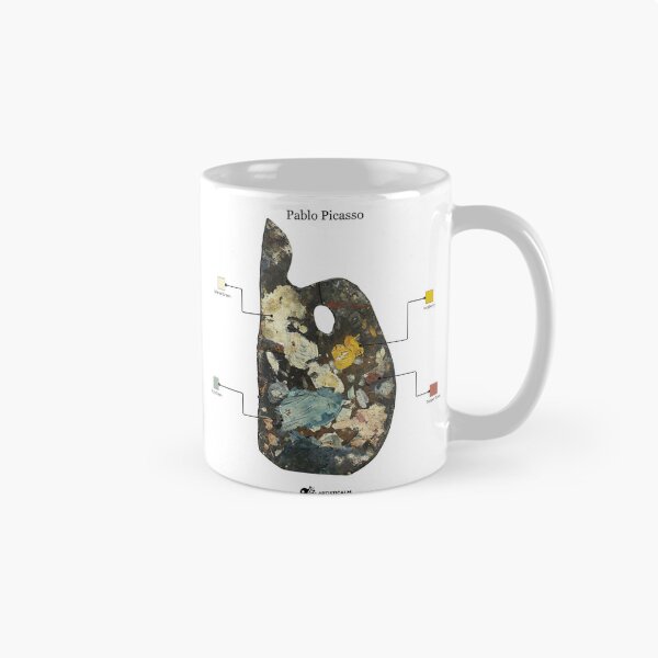 Item preview, Artisticalm - Pablo Picasso Cubist Artist Palette Design Mindfulness Art designed and sold by Esoniana Design.