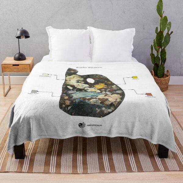 Item preview, Artisticalm - Pablo Picasso Cubist Artist Palette Design Mindfulness Art designed and sold by Esoniana Design.