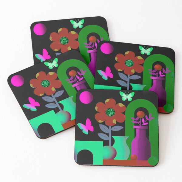Item preview, Electric Bloom Portal | Neon Botanical Fantasy Art designed and sold by joycrysstudio.