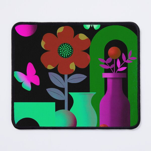 Item preview, Electric Bloom Portal | Neon Botanical Fantasy Art designed and sold by joycrysstudio.