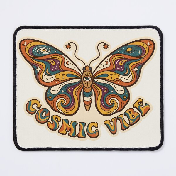 Item preview, Groovy 70s Cosmic Butterfly Retro Psychedelic Vibe designed and sold by Novastitchshop.