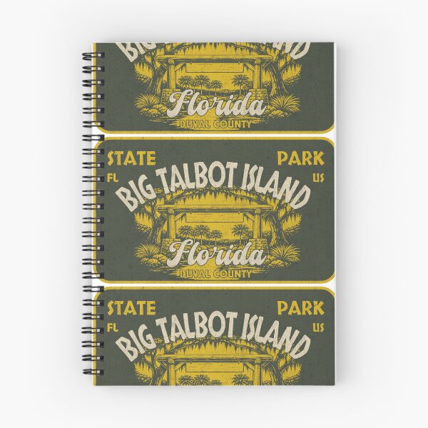 Item preview, Big Talbot Island State Park, Duval County, Florida, badge design designed and sold by Wanderful-roads.