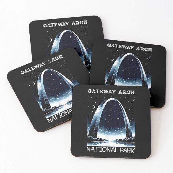 Item preview, Gateway Arch National Park Hiking Camping designed and sold by goombi-creative.