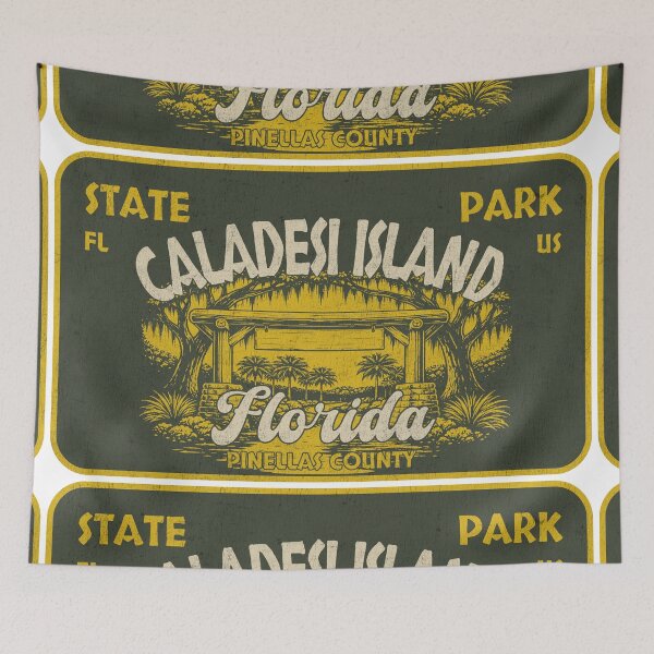 Item preview, Caladesi Island State Park, Pinellas County, Florida, badge design designed and sold by Wanderful-roads.