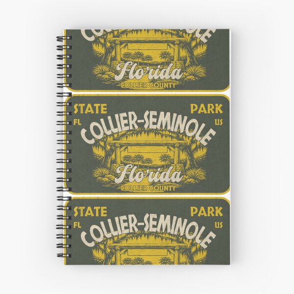 Item preview, Collier-Seminole State Park, Collier County, Florida, badge design designed and sold by Wanderful-roads.