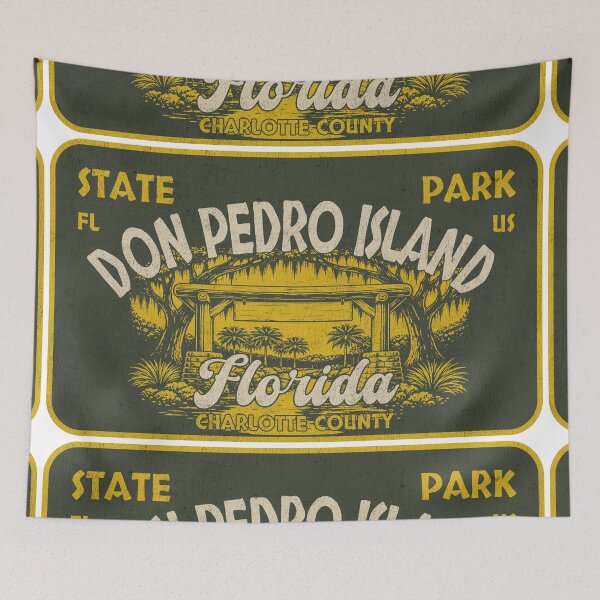 Item preview, Don Pedro Island State Park, Charlotte County, Florida, badge design designed and sold by Wanderful-roads.