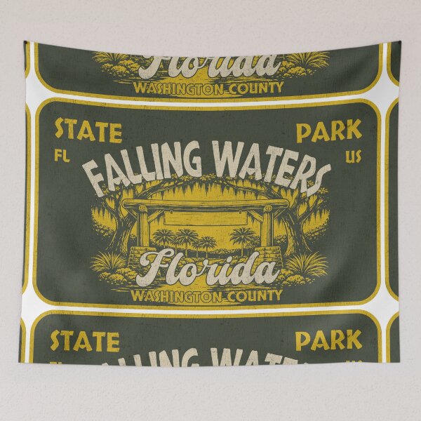 Item preview, Falling Waters State Park, Washington County, Florida, badge design designed and sold by Wanderful-roads.