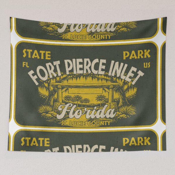 Item preview, Fort Pierce Inlet State Park, St. Lucie County, Florida, badge design designed and sold by Wanderful-roads.
