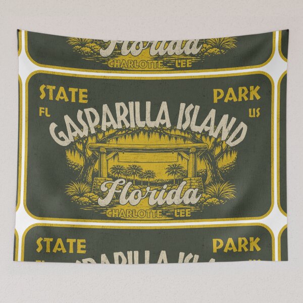Item preview, Gasparilla Island State Park, Charlotte - Lee, Florida, badge design designed and sold by Wanderful-roads.