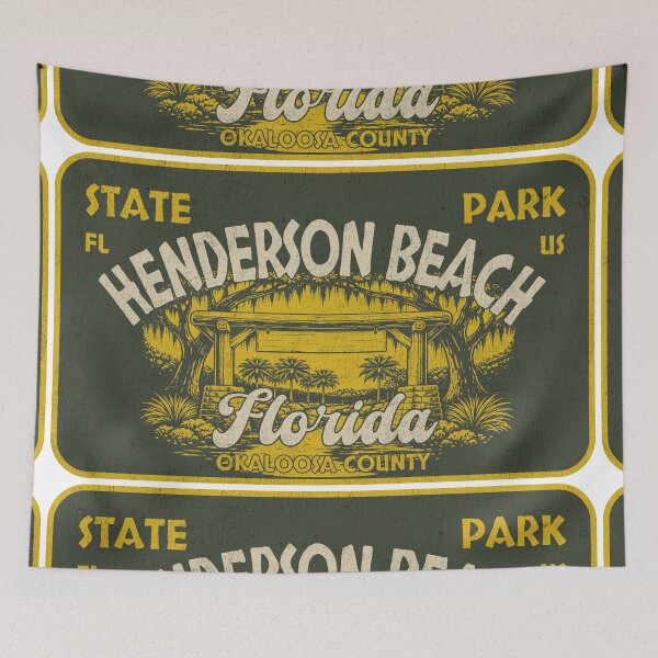 Item preview, Henderson Beach State Park, Okaloosa County, Florida, badge design designed and sold by Wanderful-roads.