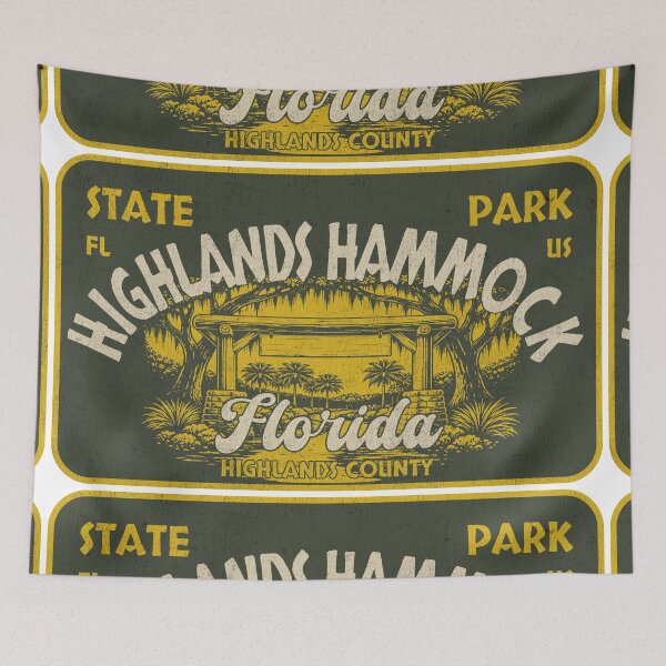 Item preview, Highlands Hammock State Park, Highlands County, Florida, badge design designed and sold by Wanderful-roads.