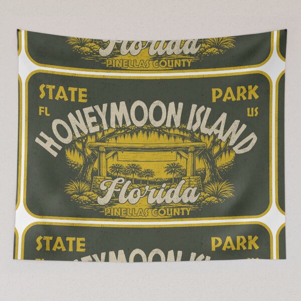 Item preview, Honeymoon Island State Park, Pinellas County, Florida, badge design designed and sold by Wanderful-roads.