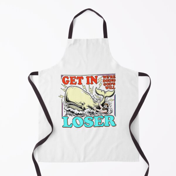 Item preview, Get In Loser We're Doing Gods Will Funny Whale Bible Humor designed and sold by graphixpolash.