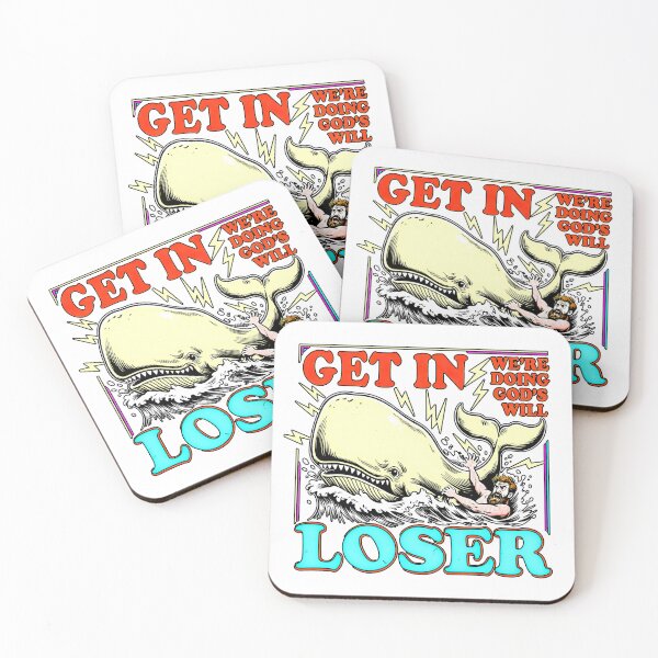 Item preview, Get In Loser We're Doing Gods Will Funny Whale Bible Humor designed and sold by graphixpolash.