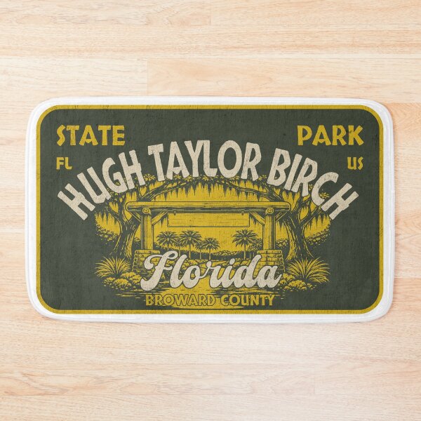 Item preview, Hugh Taylor Birch State Park, Broward County, Florida, badge design designed and sold by Wanderful-roads.