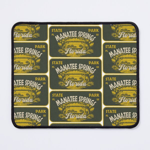 Item preview, Manatee Springs State Park, Levy County, Florida, badge design designed and sold by Wanderful-roads.