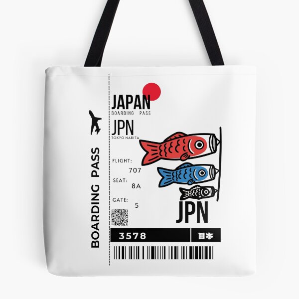 Item preview, Japanese Boarding Pass Children's Day koinobori Stylized designed and sold by InkWhirl.