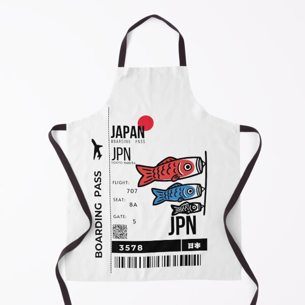 Item preview, Japanese Boarding Pass Children's Day koinobori Stylized designed and sold by InkWhirl.
