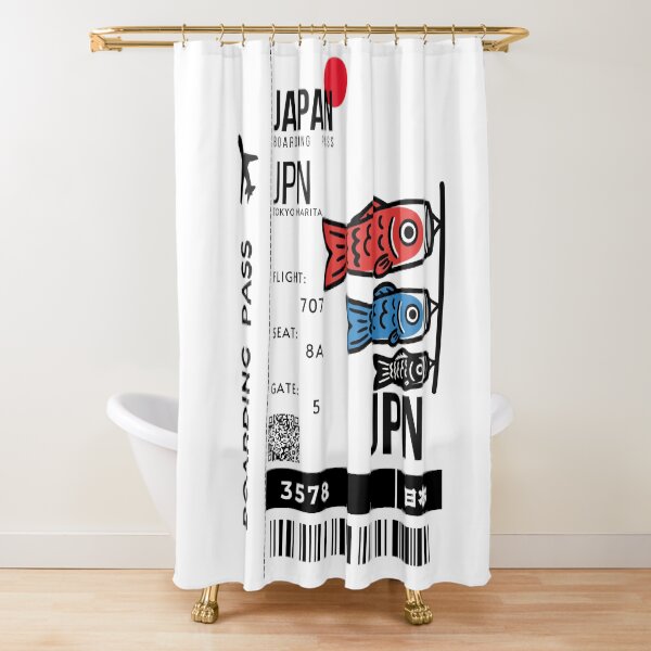 Item preview, Japanese Boarding Pass Children's Day koinobori Stylized designed and sold by InkWhirl.
