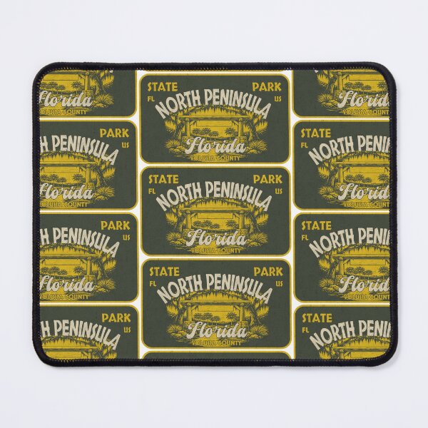 Item preview, North Peninsula State Park, Volusia County, Florida, badge design designed and sold by Wanderful-roads.