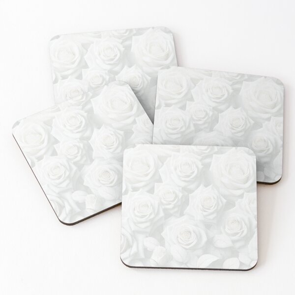 Item preview, Fashion Design No. 5 A sea of white roses and leaves designed and sold by Segasprojects.