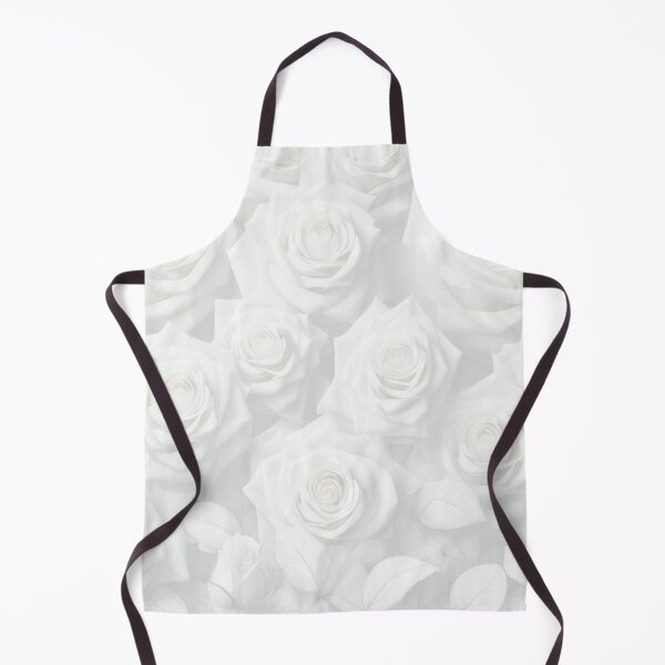 Item preview, Fashion Design No. 5 A sea of white roses and leaves designed and sold by Kimenta.