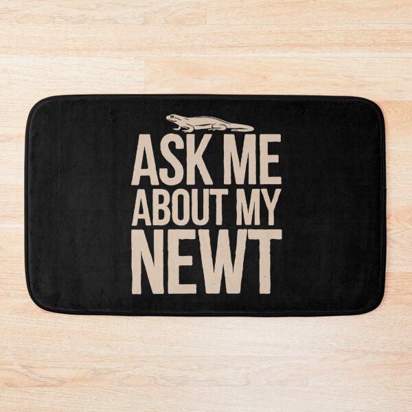 Item preview, Ask Me About My Newt Funny Amphibian Pet Owner Text Design designed and sold by EchoElowen.